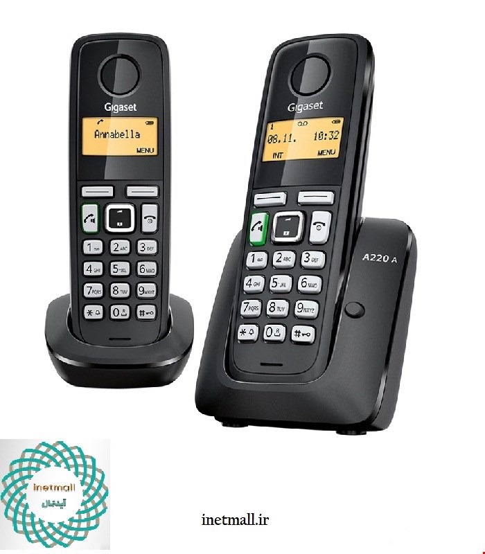 تلفن بی سیم منشی دار گیگاست مدل A220A Duo